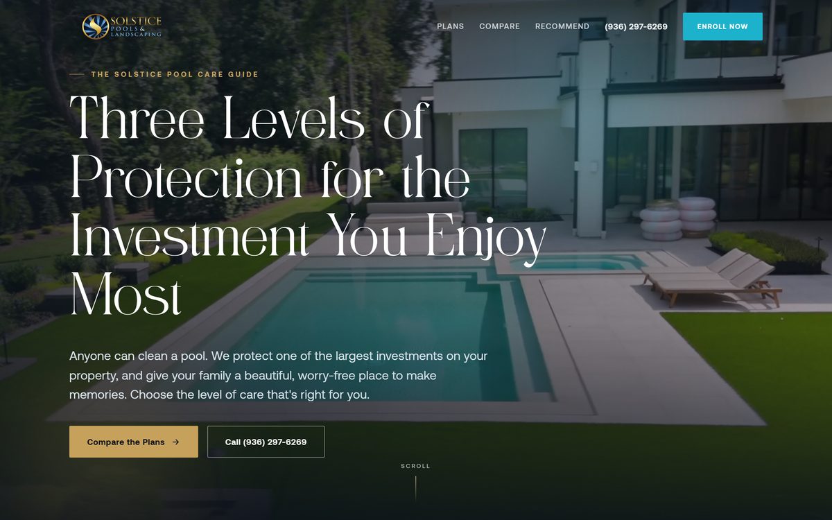 Service plan site, live